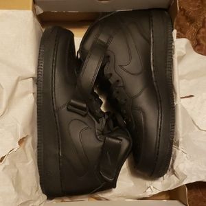 Black, Nike, Air Force One